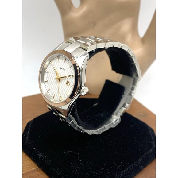 Rado Womens Watch R32976123 Hyperchrome Swiss Quartz Rose Gold Silver Steel 31mm - Picture 2 of 15